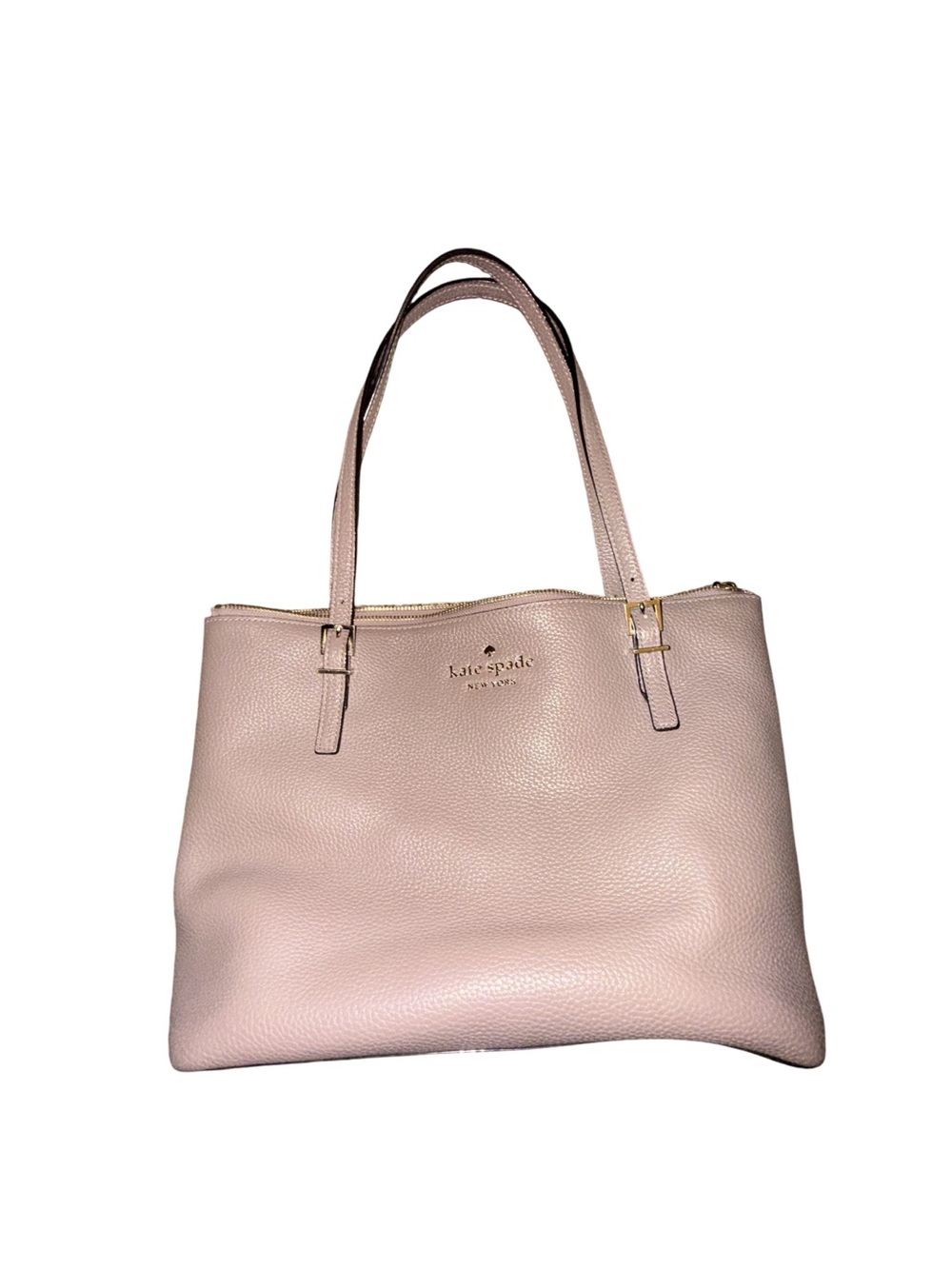 kate spade Pale Pink Pebbled Leather Tote